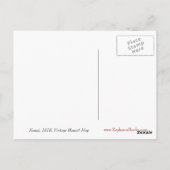 Kauai, 1878,  Hawaii Map Briefkaart (Achterkant)