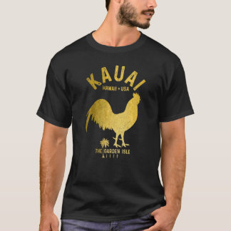 Kauai 1959 The Garden Isle Chicken Hawaii  T-shirt