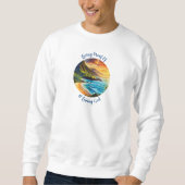 Kauai Blessings: Embrace Divine Love Sweatshirt (Voorkant)