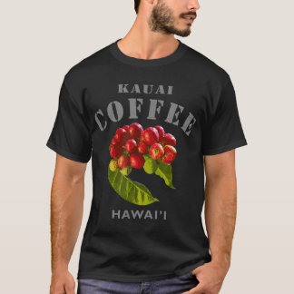 Kauai Coffee Hawaii beroemd eiland Modern Hawaiian T-shirt