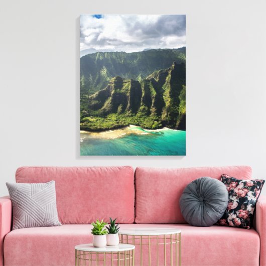 Kauai Count Canvas Afdruk (Insitu (Woonkamer))
