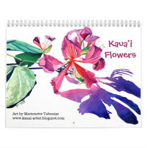 Kauai Flowers Kalender