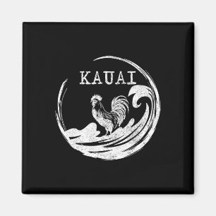 Kauai Hawaï kip kukken surfen Hawaïaans souvenir s Magneet