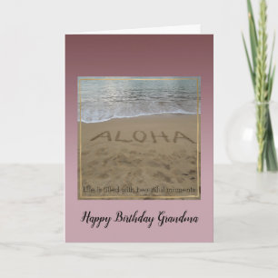 Kauai Hawaii Aloha Beach Beauful     MomentsCard Kaart