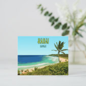 Kauai Hawaii Coast Beach  Flat Kaart (Staand voorkant)