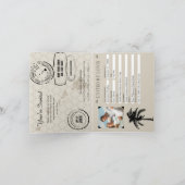 Kauai Hawaii Cream and Black Wedding Passport (Binnen)