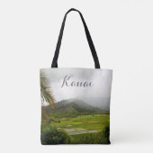 Kauai, Hawaii Forest Scene Tote Bag (Achterkant)