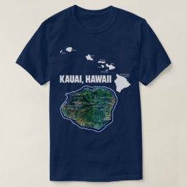 Kauai Hawaii met Hawaïaanse eilanden T-shirt