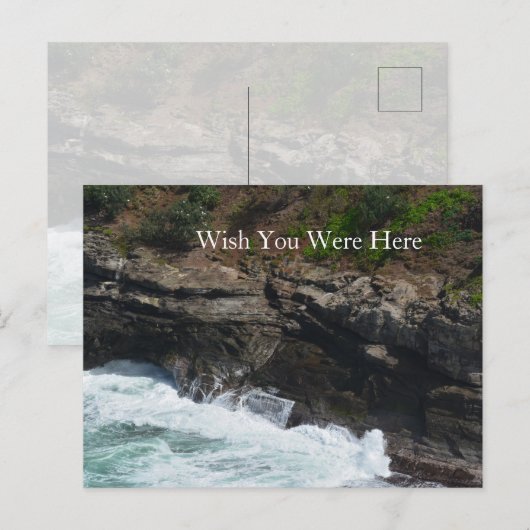 Kauai Hawaii Peacock Feathers Briefkaart (Voorkant / Achterkant)