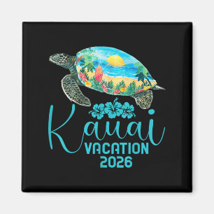 Kauai Hawaii Trip 2026 Zee Schildpad Zomervakantie Magneet