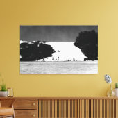 Kauai, Hawaii - Uitzicht van Barking Sands Canvas Afdruk (Insitu (Woonkamer))