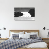 Kauai, Hawaii - Uitzicht van Barking Sands Canvas Afdruk (Insitu (Slaapkamer))