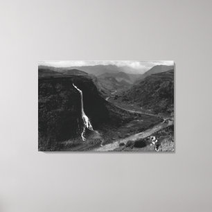 Kauai, Hawaii - Uitzicht van de Hanapepe-vallei Canvas Afdruk