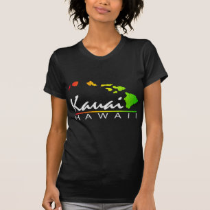 KAUAI Hawaii (vervormd ontwerp) T-shirt