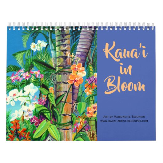 Kauai in Bloom Calendar Kalender (Hoes)