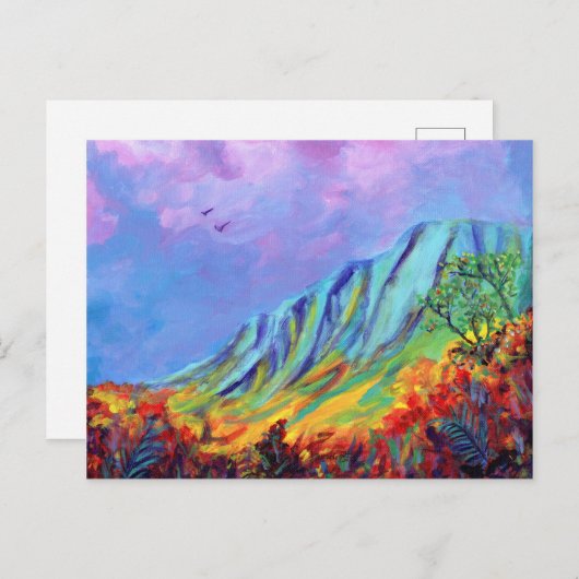 Kauai Kalalau Valley Ansichtkaart Briefkaart (Voorkant / Achterkant)