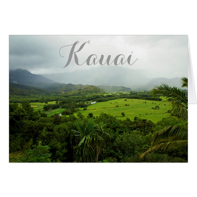 Kauai, Landscape Scene Hawaii (Voorkant Horizontaal)