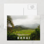 Kauai, Landscape Scene Hawaii Briefkaart (Voorkant / Achterkant)
