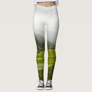 Kauai, Landscape Scene Hawaii Leggings