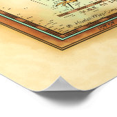 Kauai-map-4000-dpi-over Poster (Hoek)