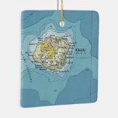 Kauai Map Keramisch Ornament (Rechts)
