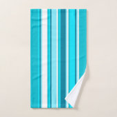 Kauai Morning Hawaiian Floral & Stripe Coordinate (Serviette à main)