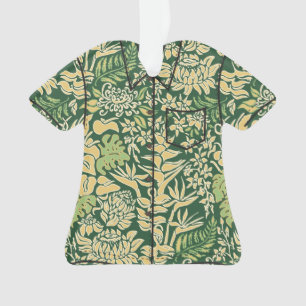 Kauai Morning Hawaiian Protea Floral Aloha Shirt