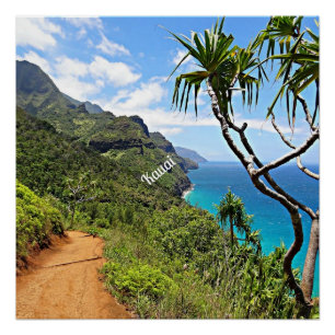 Kauai - Na Pali-kust Perfect Poster