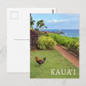 Kauai Ninini Point Lighthouse Hawaii Briefkaart (Voorkant / Achterkant)