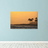Kauai Ocean Sunset Canvas Afdruk (Insitu (Houten vloer))
