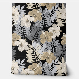 Kauai Oerwoud Hawaiiaanse Hibiscus en Palmen - Neu Behang