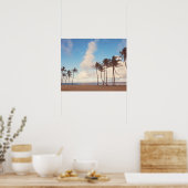 Kauai Palm Trees - Hawaii Travel Poster (Cuisine)
