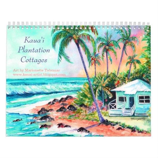 Kauai Plantation Cottages Kalender (Hoes)