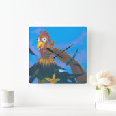 Kauai Quiet Time Vierkante Klok (Huis)