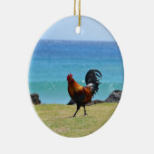 Kauai rooster keramisch ornament (Rechts)