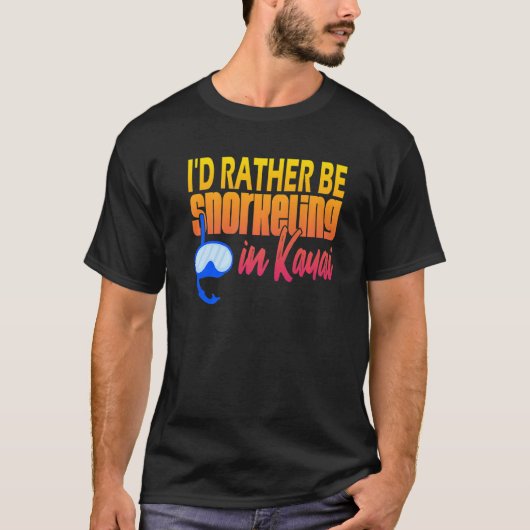 Kauai Snorkeling T-shirt (Voorkant)