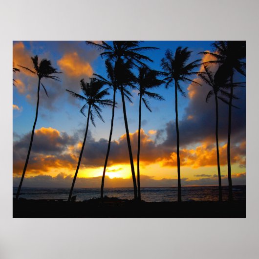 Kauai Sunrise Poster (Voorkant)
