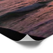 Kauai sunset canvas druk poster (Hoek)