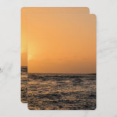 Kauai Sunset Wedding Jubileum Kaart (Voorkant / Achterkant)