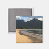 Kauai Surf Co. Hanalei Beach Réfrigérateur Magnet (Recto/Verso)