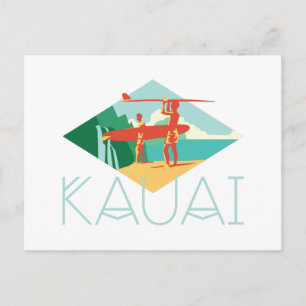 Kauai Surfers Briefkaart