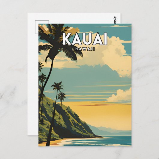 Kauai Travel Briefkaart (Voorkant / Achterkant)