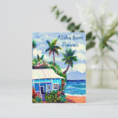 Kauai Tropical Beach House Briefkaart (Staand voorkant)
