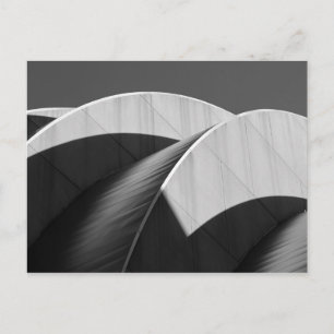 Kauffman Center Black en White Curves Briefkaart