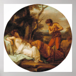 Kauffman - Cymon en Iphigenia Poster