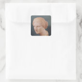 Kauffmann Head, hoofd van Aphrodite Vierkante Sticker (Tas)