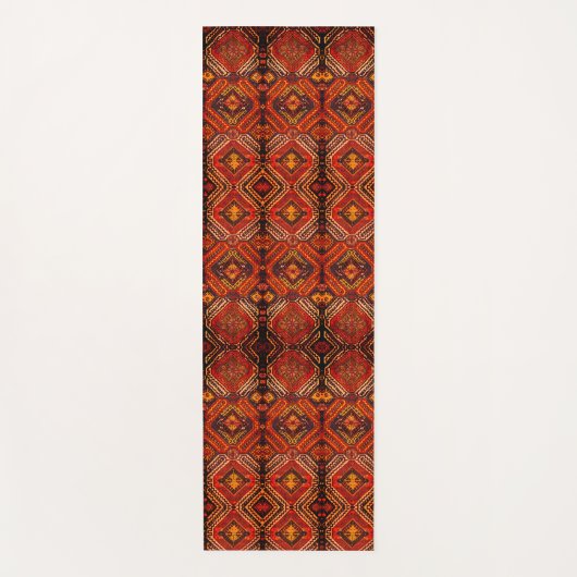 Kaukasisch tapdesign in warme kleuren, nr. 2 yogamat (Voorkant)