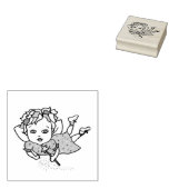 Kaukasische grillige fee 	rubberstempel (Gestempeld)