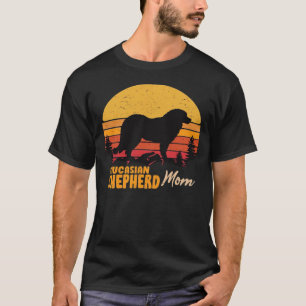 Kaukasische Herdershond Moeder Vintage Retro Klass T-shirt