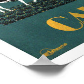  Kaukasusbergen reizen Poster (Hoek)